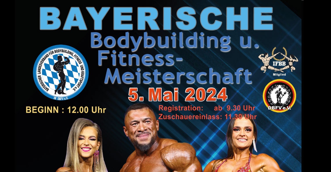  Bayerische Meisterschaft im Bodybuilding und Fitness 2024 